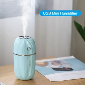 Home Portable LED Mini USB Night Light Humidifier 300mL Humidifier for Bedroom Car