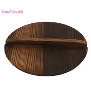 Kitchen Multi-Functional Wooden Pot Cover Handle Pan Lid 40cm