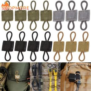 Tactical Backpack Binding Buckle Gear Holder Clip Elastic Strap Webbing Clasp Cord Retainer