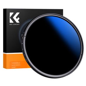 K&F Concept ND2-ND2000 (1-11 Stops) Variable ND Lens Filter Adjustable Neutral Density Filter 49/52/55/58/62/67/72/77/82mm