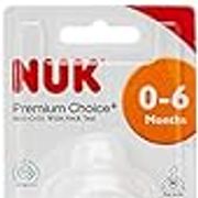 NUK Silicone Premium Choice Teat, Medium, 2 count