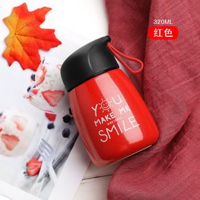 ✥✱♧Mini thermos cup female portable student children girl small cute cup net red simple ins super cute cup