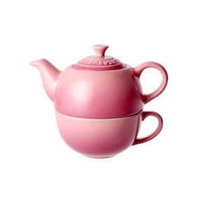 Le Creuset Teapot Tea for One Stoneware, Nutmeg, Rose Quartz, Pastel Purple