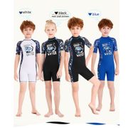 Kids Girls Boys Diving Suit Neoprenes Wetsuit Children For Keep Warm One-piece Long Sleeves UV Protection Swimwear Swimsuits