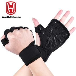 Weight Lifting/Gym Workout Gloves with Wrist Wrap Support