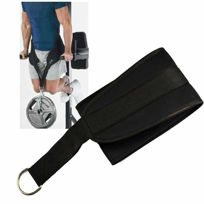 Weight Lifting Dip Belt Gym Waist Strength Training Fitness Pull