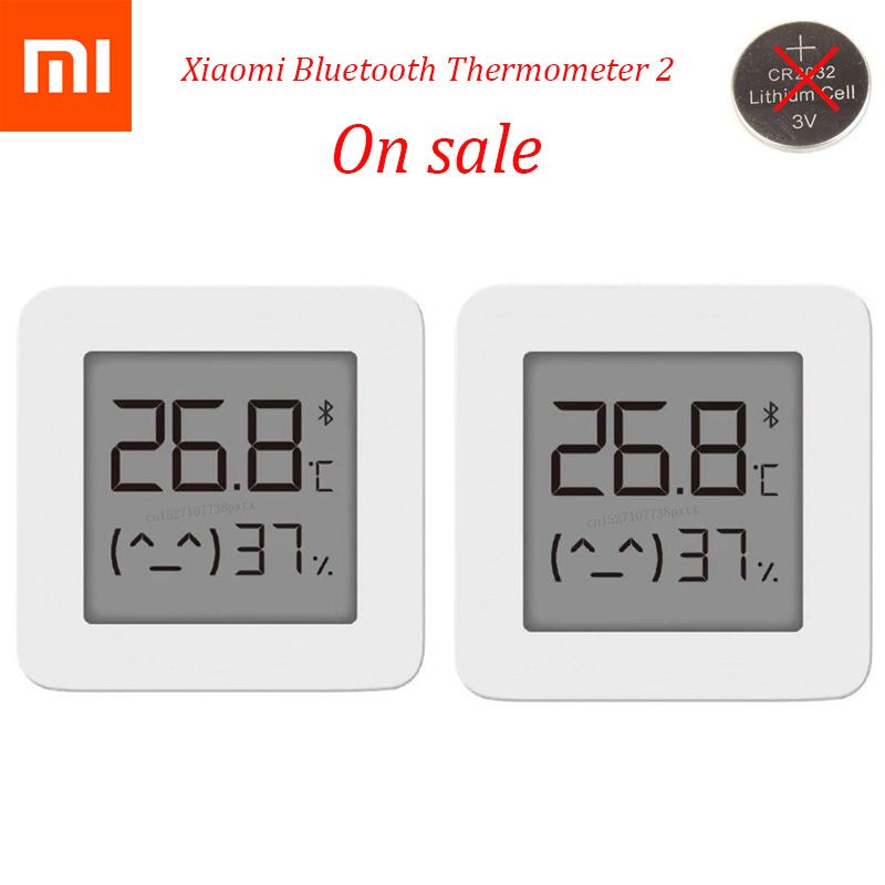 XIAOMI 4pcs Mijia Bluetooth Thermometer Hygrometer 2 White