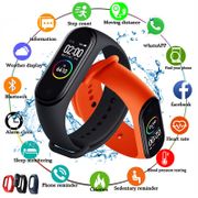 M3 Smart Watch Men Women Heart Rate Monitor Blood Pressure Fitness Tracker Smartwatch Band 5 Sport Watch for IOS Android