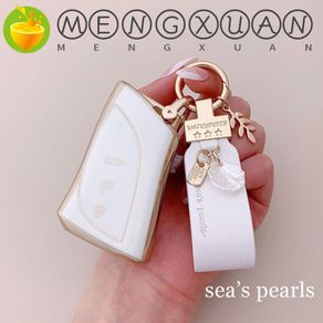 MENGXUAN French Shell Key Chain Unique Personality Girls Gift Bag Pendant Car Pendant Phone Charm Korean Style Pendant