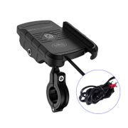 12V Motorcycle Phone Qi Fast Charging Wireless Charger Bracket Holder Mount Stand for iPhone Xs MAX XR X 8 Samsung Huawei Xiaomi