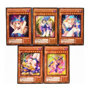 Yu Gi Oh Dark Magician Girl Love Edition DIY Colorful Toys Hobbies Hobby Collectibles Game Collection Anime Cards
