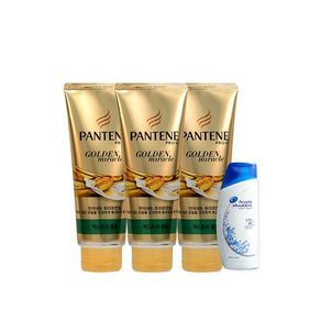 KOREA [Pantene] Extra Volume Treatment (220ml x 3p) + Deep Clean Shampoo Mini