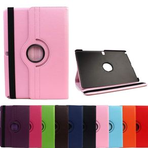 Case Cover For Samsung Galaxy Tab S 10.5 SM-T800 SM-T805 T800 T805 TabS 10.5 inch 360 Rotating Flip PU Leather Tablet Case Glass