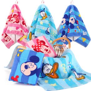 Disney Mickey Mouse Princess Frozen elsa ann Baby face towel cotton children boy girl soft towel Handkerchief gift Free Shipping