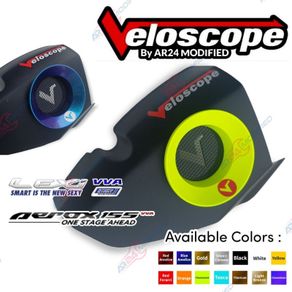 PNP Aluminum Anti Rust Multicolor Veloscope for Yamaha Aerox 155 Old / Lexi 125 Motorcycle Accessories