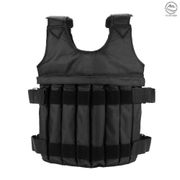 Max Loading 20kg Adjustable Weighted Vest Weight Jacket Exercise Boxing Training Waistcoat Invisible Weightloading Sand Clothing (Empty)[15][New Arrival]