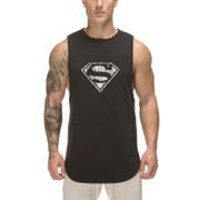 Vest Muscle Sleeveless Sportswear Undershirt MensTank Top Gym Stringer Clothing Bodybuilding Workout Mesh Fitness Singlets