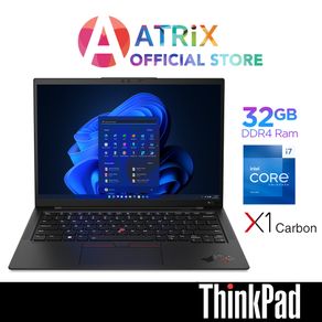 【Same Day Delivery】ThinkPad X1 Carbon Gen 11 | 21HM008HSG | 14" FHD+ (1920x1200) IPS 400nits Anti-glare | Intel Core i7-1365U | Intel Iris Xe | 32GB RAM | 1TB SSD | Win11 Pro | 3Y ADP + 3Y Premier Support