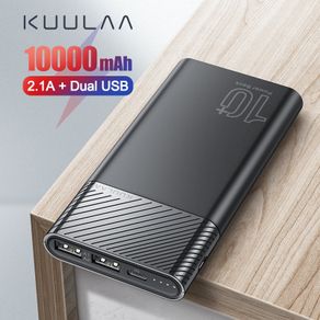 KUULAA Power Bank 10000mAh PowerBank Fast Charging For redmi note 10 9 pro poco m3 x3 f3 portable charger for iPhone 13 12 11