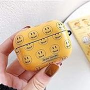 Earphone Case For Airpods Pro Case Drew House Smiley Bluetooth Headphone for Airpods 1/2/3 Headset Protective Cover With Hook (Color : MULTICOLOR)