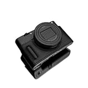 GARIZ HG-RX100M6BLK Genuine Leather Camera Case for SONY RX100 VI (DSC-RX100M6) Black