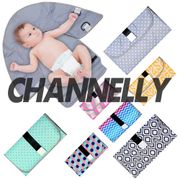 channelly Portable Outdoor Waterproof Baby Diaper Changing Pad Foldable Nappy Mat Clutch