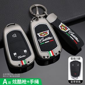 New Fashion TPU Car Key Case Cover For Cadillac SRX 2015 2016 ATS CTS CT6  XT5 XTS Smart Remote Fob Cover Protector Bag Keychain
