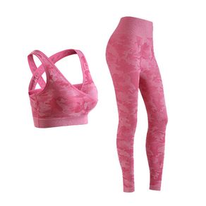 Yoga Set Seamless Workout Women Yoga Sportswear Fitness Bra Sports Suits Gym Clothing Leggings Sport Women Fitness Suit