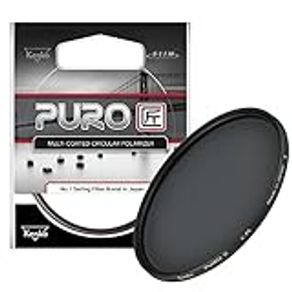 Kenko Puro Wide Angle Slim Ring 49mm multi-Coated Circular Polarizer Filter, Neutral Grey (224959)