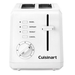 Cuisinart SM Trade 2-Slice Pop Up Bread Toaster, White, CPT-122WKR