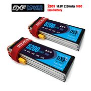 DXF 4S 14.8V 5200mah 100C-200C Lipo Battery 4S  XT60 T Deans XT90 EC5 For FPV Drone Airplane Car Racing Truck Boat RC Parts
