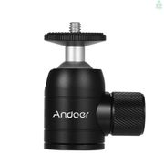 Andoer Tripod Ball Head 360 Degree Swivel Compatible with DSLR Camera Tripod Selfie Stick Monopod[19][New Arrival]
