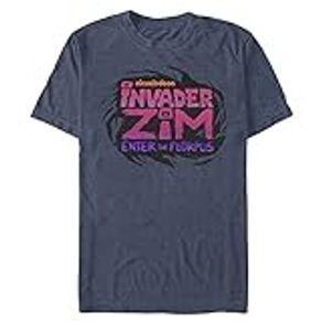 Nickelodeon Big & Tall Enter Florpus Logo Men's Shirt, Heather, Big Tall