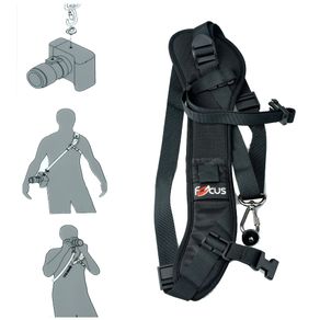 camera strap Belt Quick Rapid Shoulder Sling Neck for Camera DSLR Black