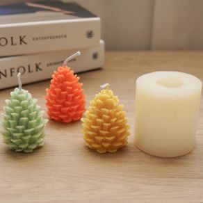 3D Pine Cone Food Grade Silicone Candle Mold Aromatherapy Soap