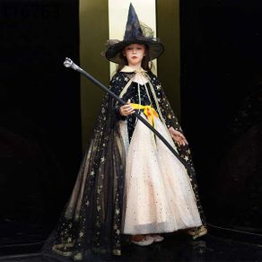 Halloween children's costumes Halloween dresses Costumes Halloween children's costume cosplay girls' witch performance p