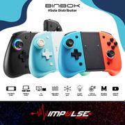 NSW Nintendo Switch Binbok Joy-Con Controller 8 Colors LED/Turbo/Motion/Vibration/Home Wake