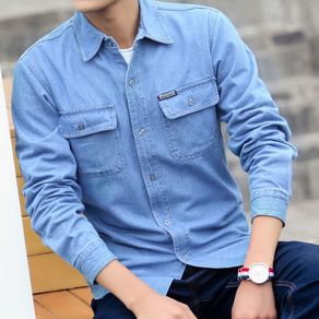 Mens casual sale denim shirts