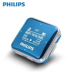 PHILIPS SA2208 Original MP3 Player 8GB Mini Clip Sports  High Sound Entry-Level Lossless Music  with FM Earphone Screen