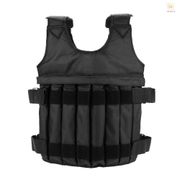 Max Loading 20kg Adjustable Weighted Vest Weight Jacket Exercise Boxing Training Waistcoat Invisible Weightloading Sand Clothing (Empty)