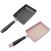 Burning Pan Frying Omelet Fried Eggs Square Pan Aluminum Non-Stick Frying Pan Two Colors Available Cookware