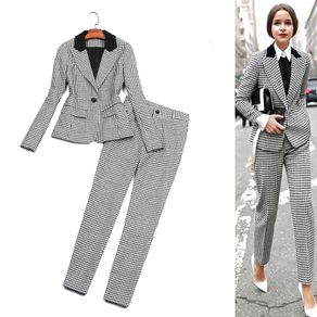 New Formal Suits for Women Office Business Suitspants Work Wear Sets Uniform Styles Elegant Pant Suits