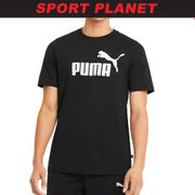 Puma Men Essentials Logo Tee Shirt Baju Lelaki (588737-01) Sport Planet 44-12