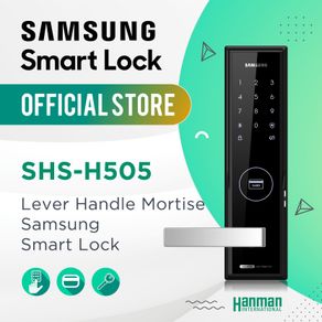 SAMSUNG SHS-H505 HANDLE TYPE MORTISE DOOR LOCK FREE BASIC INSTALLATION