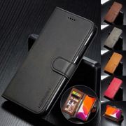 Leather Wallet Case for iPhone 13 12 Pro Max Mini 11 Pro Max Luxury Flip Cover Card Slot Buckle