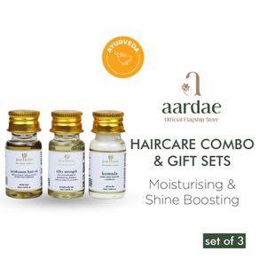 Just Herbs Ayurvedic Frizzy or Dry Hair Trial Kit