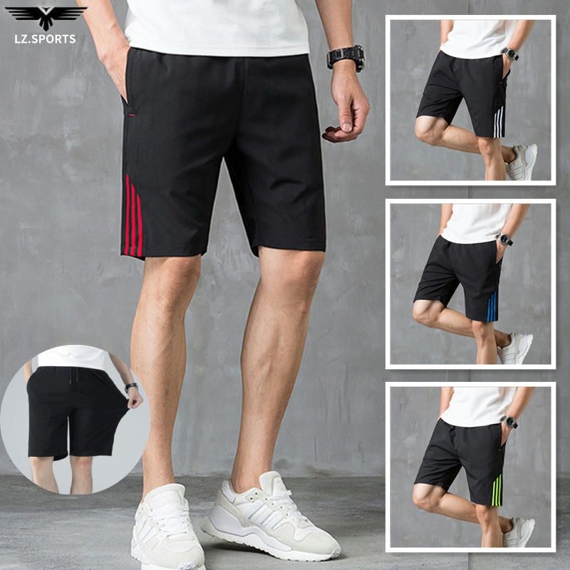 Men Shorts Casual Short Pants Men Sports Shorts Cropped Shorts Drawstring  Shorts Men's Clothing seluar