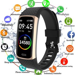 2020 Smart Bracelet Watch Men Women Blood Pressure Fitness Bracelet Heart Rate Monitor Fitness Tracker Waterproof Smart Band