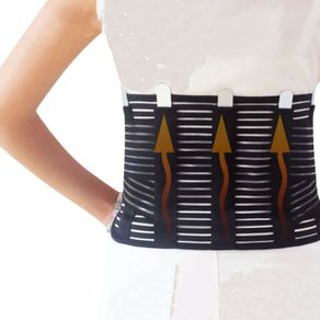 Bodybuilding Waist Support High Elastic Breathable Mesh Health Care With Steel Back Brace Belts