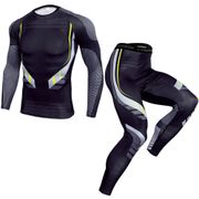 2022 New Quick Dry Camouflage Men's Running Sets Compression Sports Suits Skinny Tights Clothes Gym Fitness Camo Sportswear